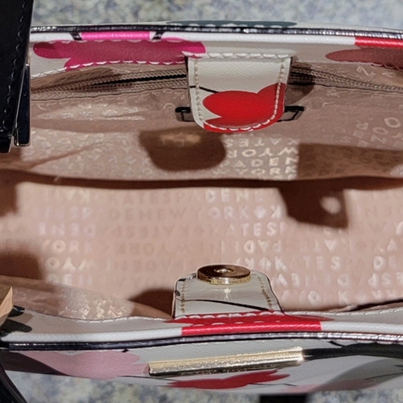 Kate Spade Juno Grant Street Y2K Flower Vinyl Satchel - Picture 3 of 5